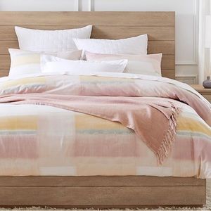 Pottery Barn King Duvet & 3 Euro Shams